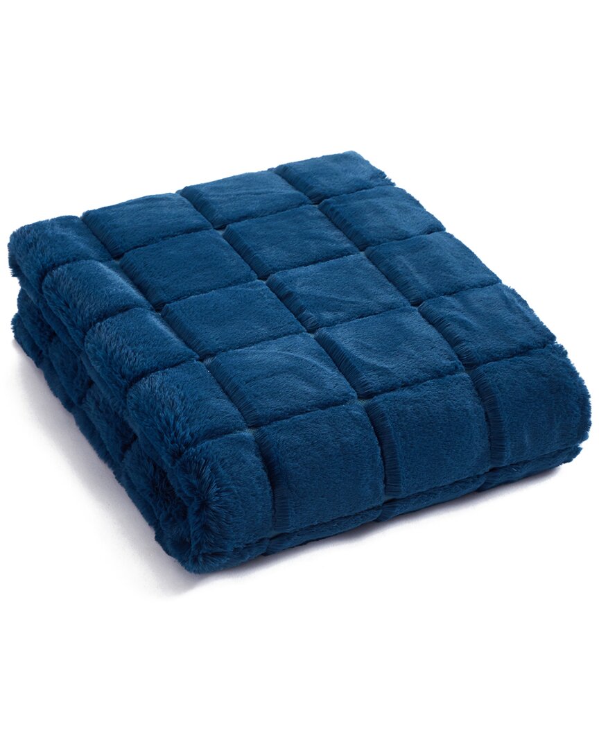Chic Home Design Clarene Throw Blanket In Blue