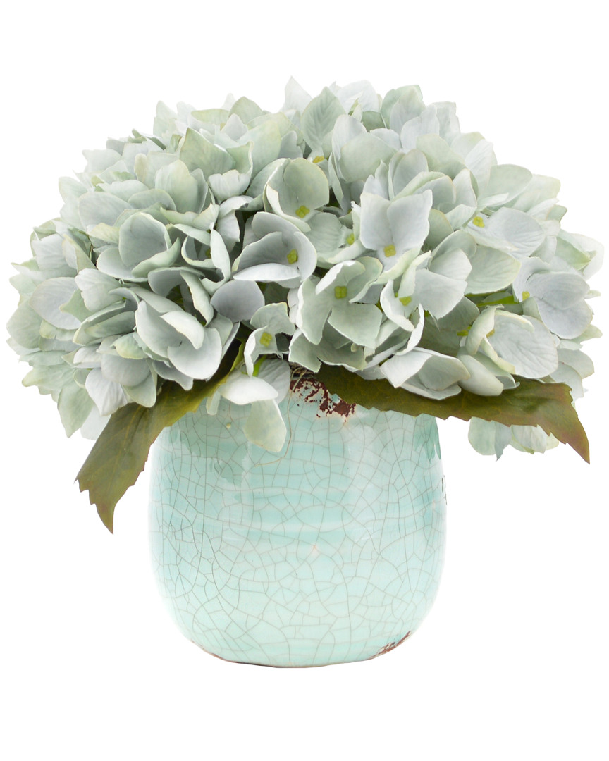 Creative Displays Teal Hydrangea Floral Arrangement