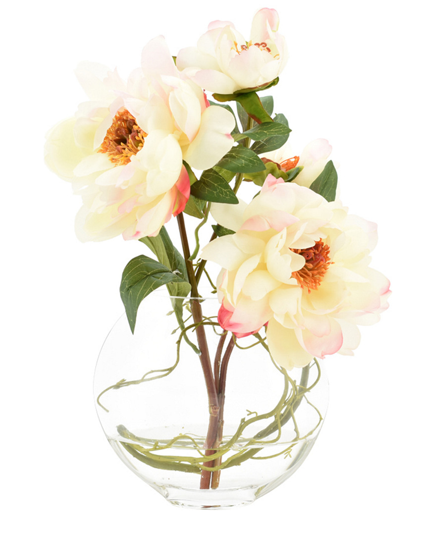 Creative Displays Cream & Pink Peony Floral Arrangement