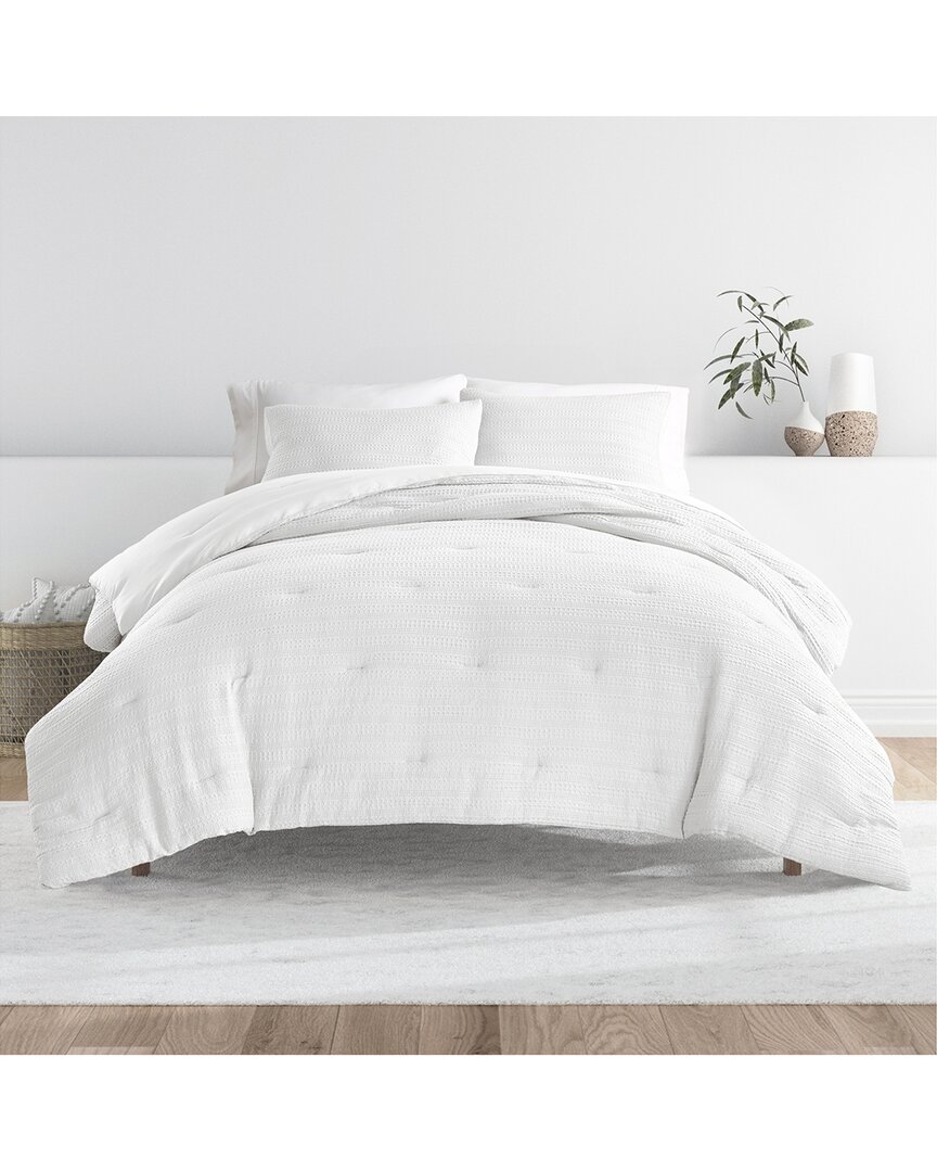 HOME COLLECTION HOME COLLECTION ALL SEASON DOWN-ALTERNATIVE WAFFLE TEXTURED COMFORTER SET