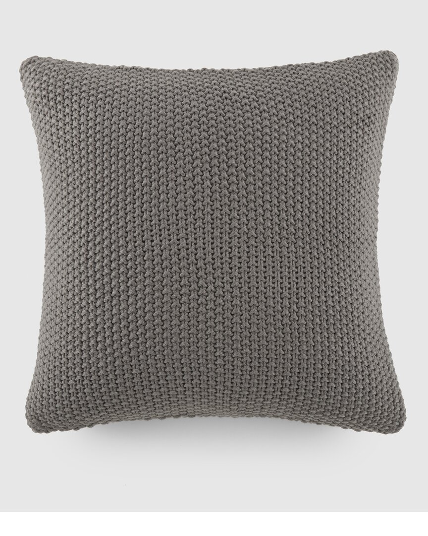 Home Collection Stitch Knit Throw Pillow In Gray