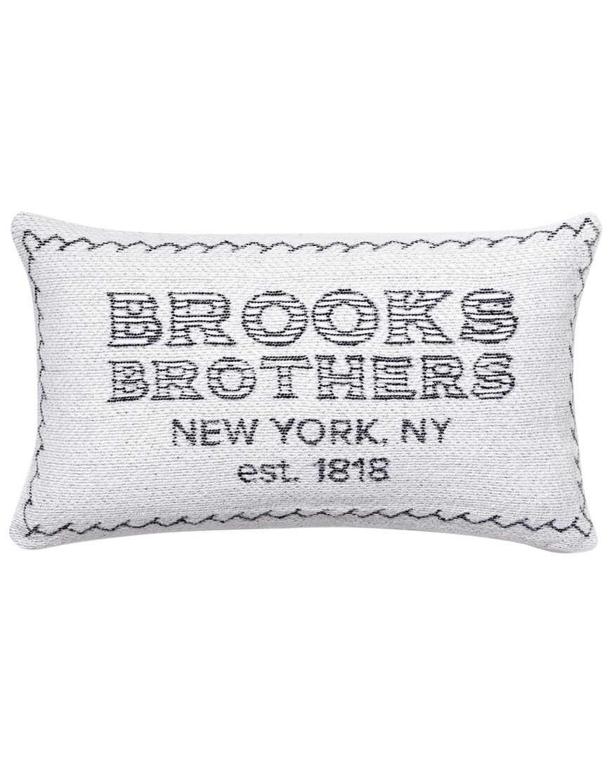 Brooks Brothers Est. Decorative Cotton Pillow