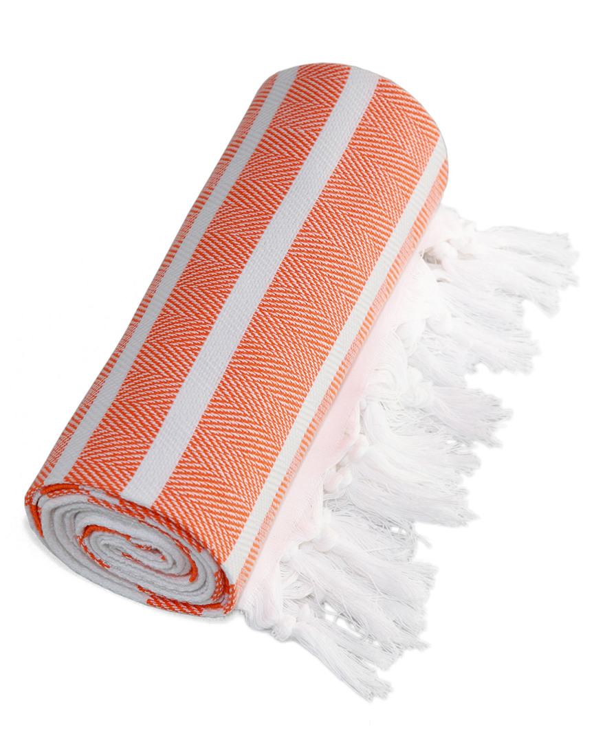 Linum Home Textiles Herringbone Pestemal Beach Towel