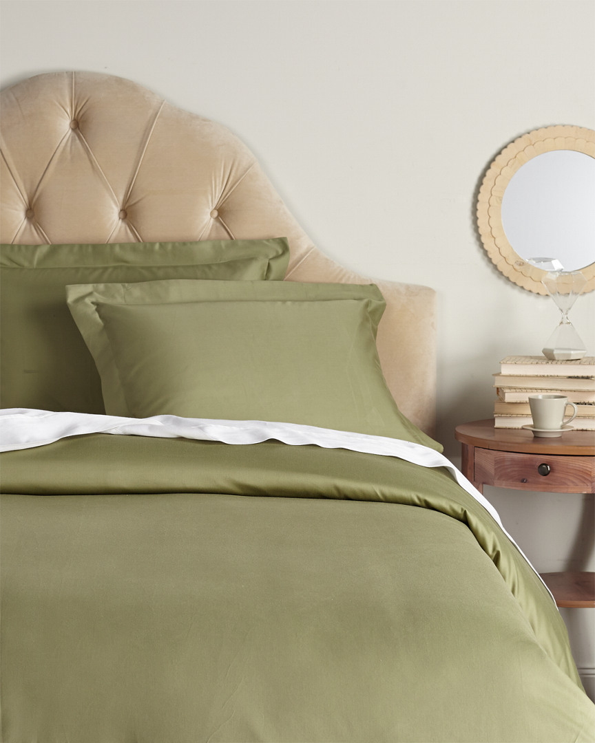 Superior 300 Thread Count Solid Duvet Cover Set