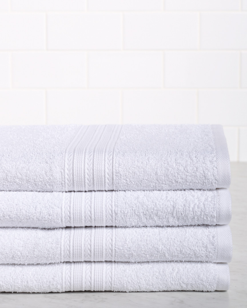 Superior Eco-friendly 4pc Solid Bath Towel Set