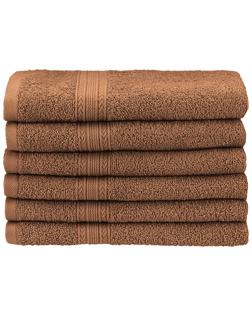 Superior Eco Friendly 6pc Hand Cotton Towel Set