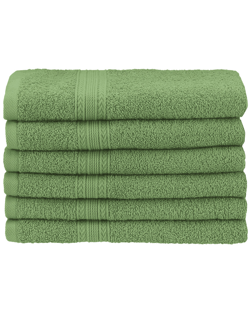 Superior Eco Friendly 6pc Hand Cotton Towel Set