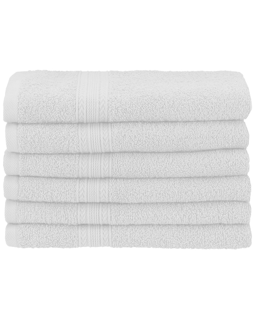 Superior Eco-friendly 6pc Solid Hand Towel Set