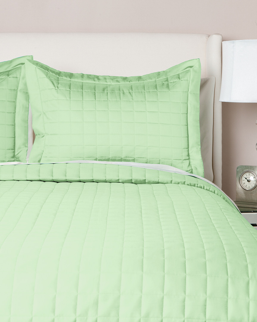 Belle Epoque 700tc Quilted Cotton Coverlet Collection In Beige