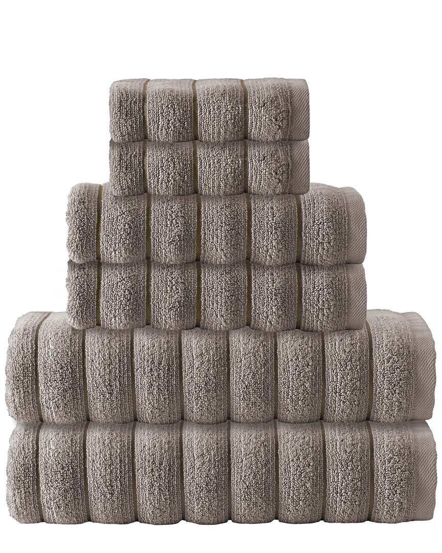 Depera Home Enchante Home 6pc Vague Towel Set In Multi