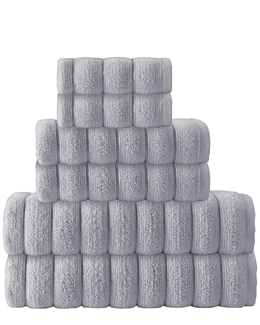 Enchante Home 6pc Vague Towel Set