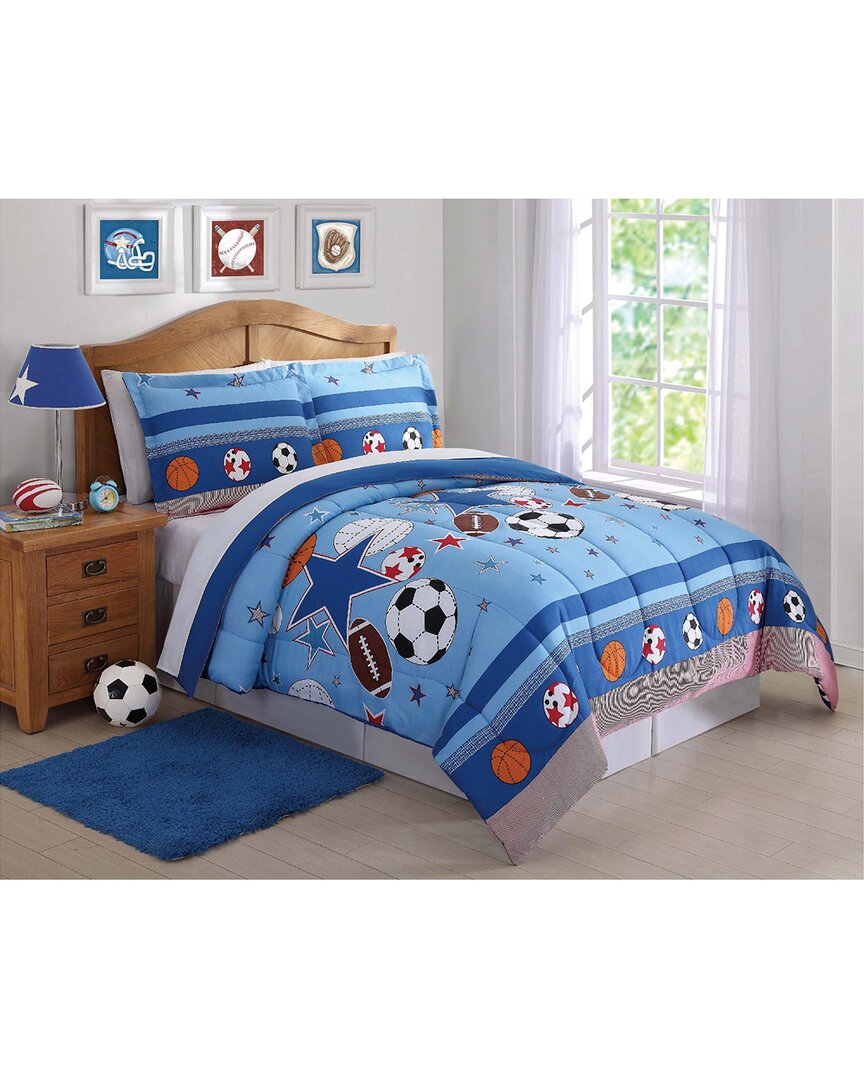My World Sports And Stars Comforter Set In Multi
