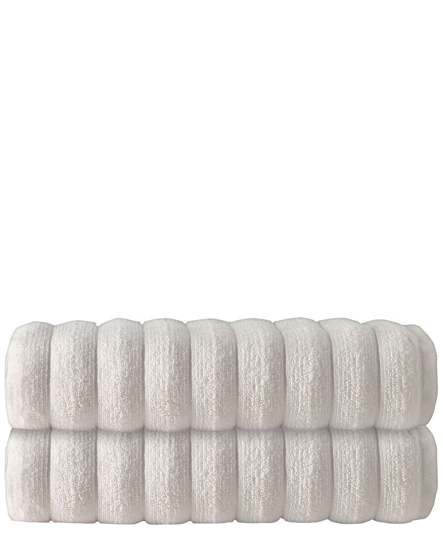 Enchante Home Set Of 2 Vague Bath Towels