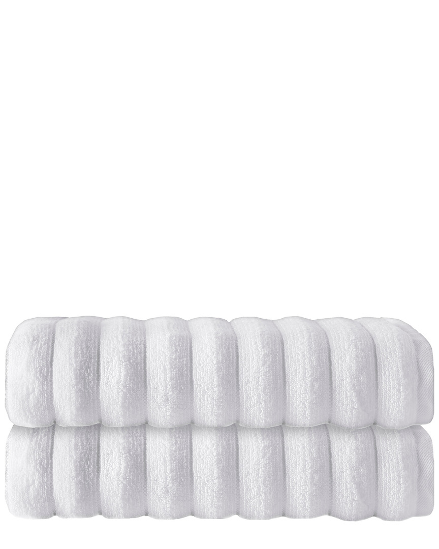 Enchante Home Set Of 2 Vague Bath Towels