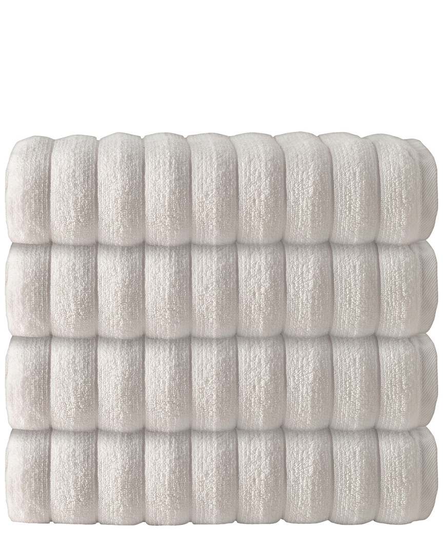 Enchante Home Set Of 4 Vague Bath Towels