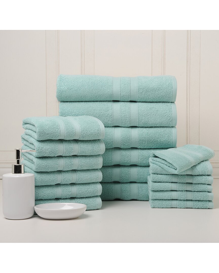 Bibb Home 18pc Egyptian Cotton Towel Set