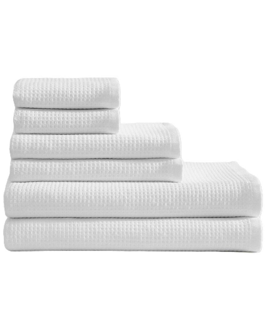 Calvin Klein Eternity Cotton Waffle 6pc Towel Set