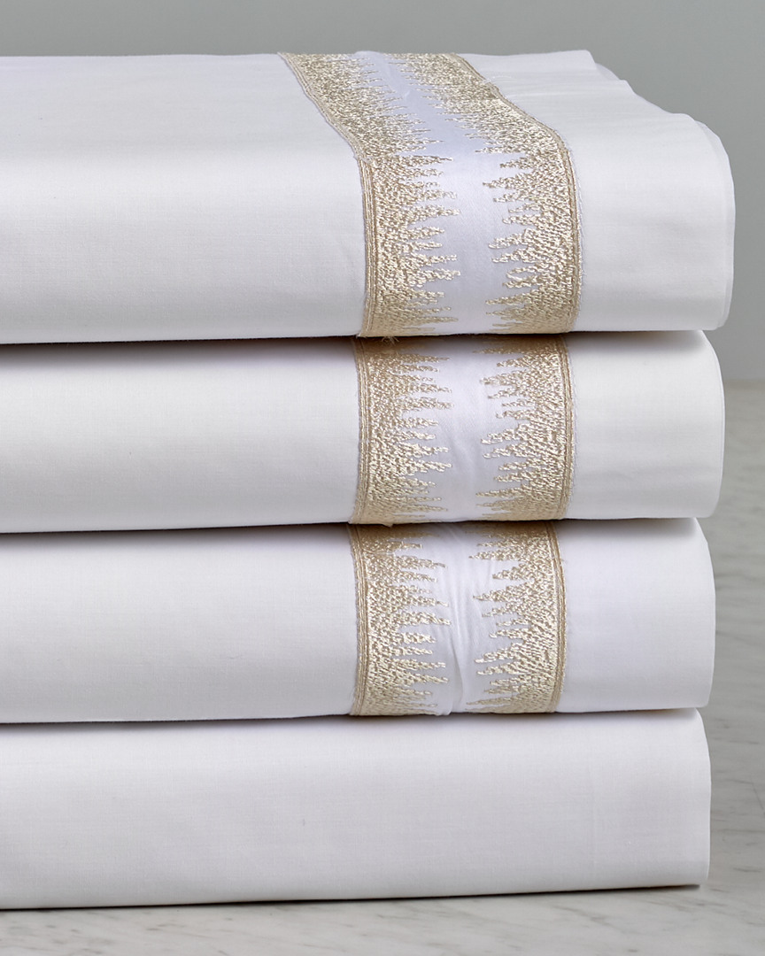 Maurizio Italy Jaws Embroidered Sheet Set