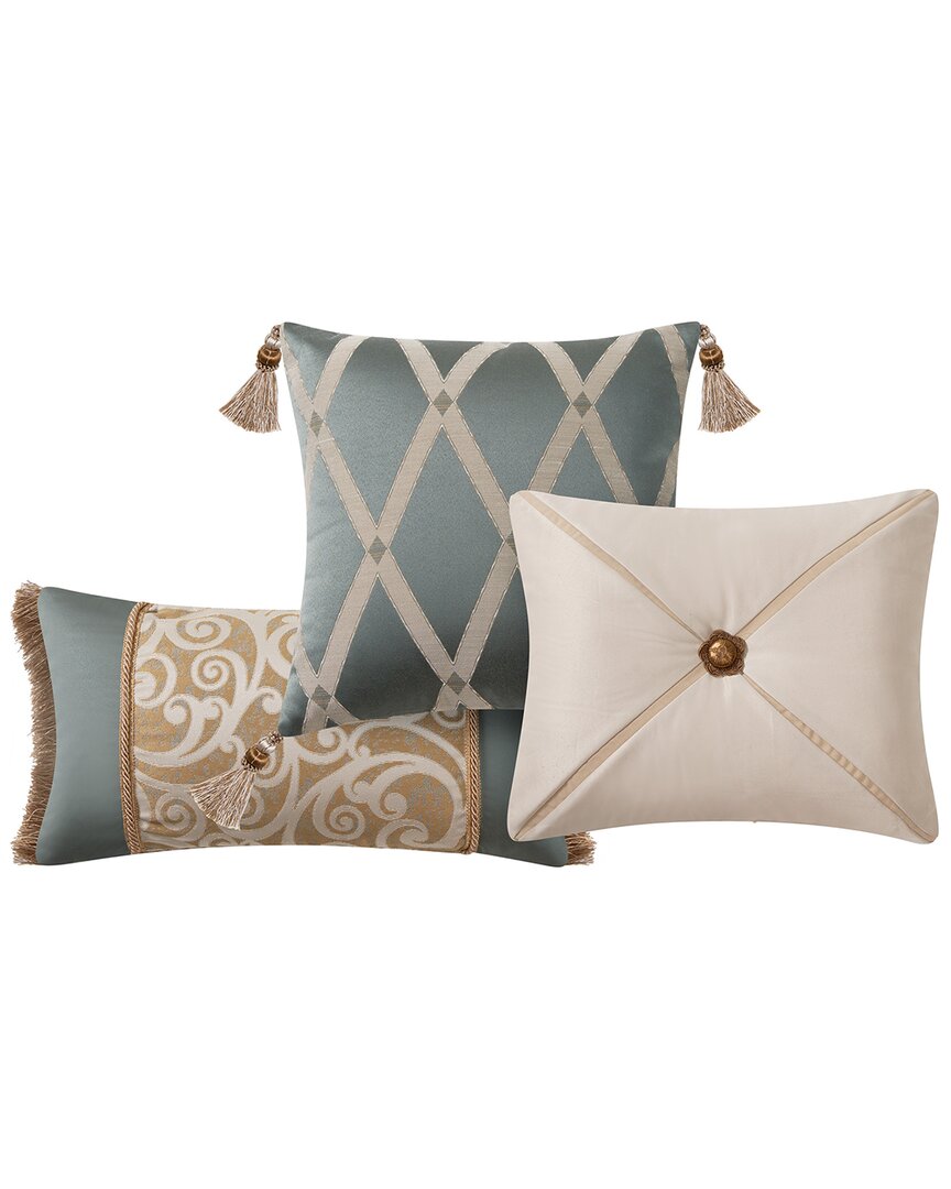 Shop Waterford Anora Set Of 3 Decorative Pillows