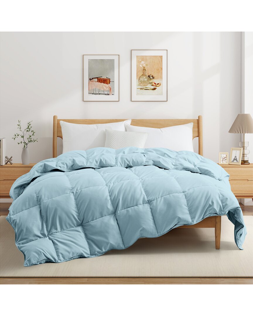 Shop Unikome 360 Thread Count Lightweight White Goose Down & Feather Fiber Comforter