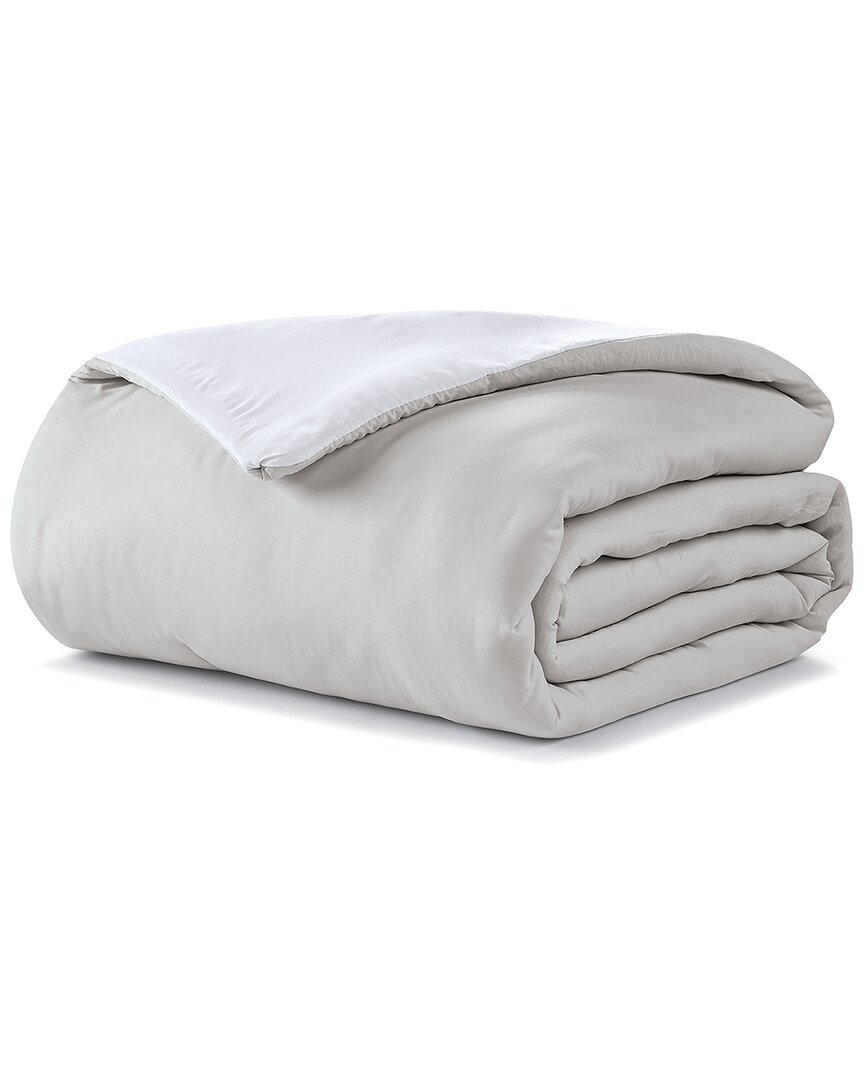 Shop Ella Jayne Reversible Brushed Microfiber Plush Down-alternative Comforter Set In White