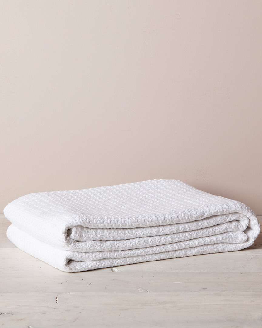 Elite White Cotton Thermal Blanket