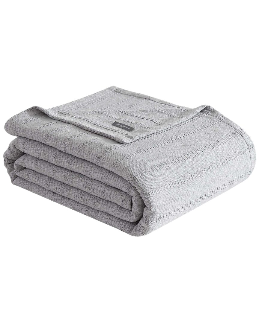 Eddie Bauer Variegated Weave Stripe Striped Blanket