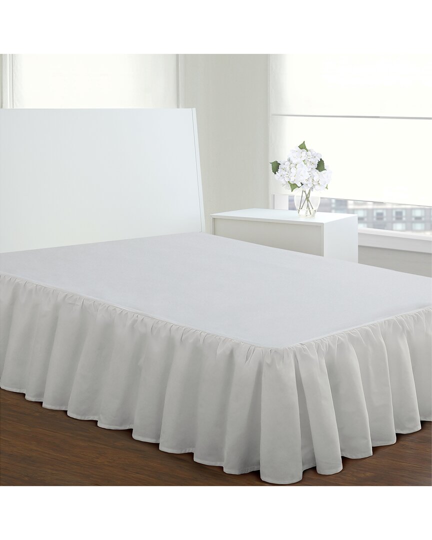 Fresh Ideas Ruffled Poplin Bed Skirt
