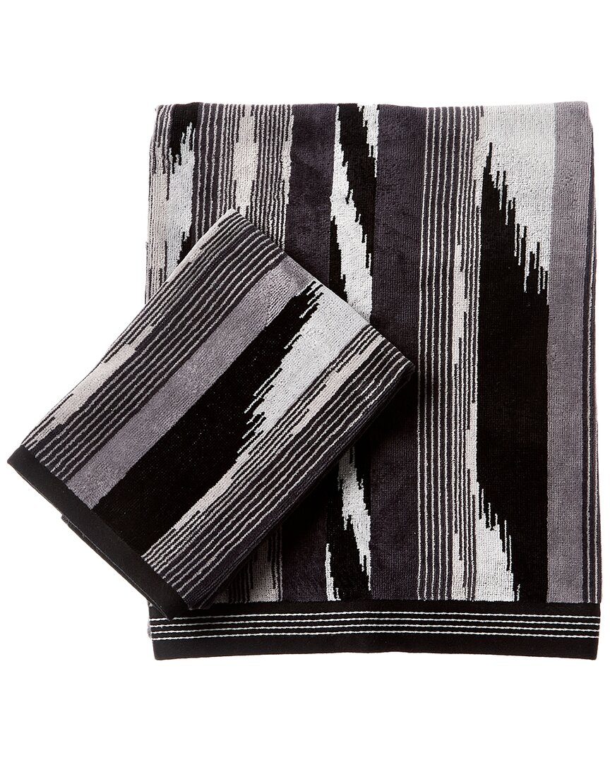 Missoni Home 2pc Clint Towel Set In Brown
