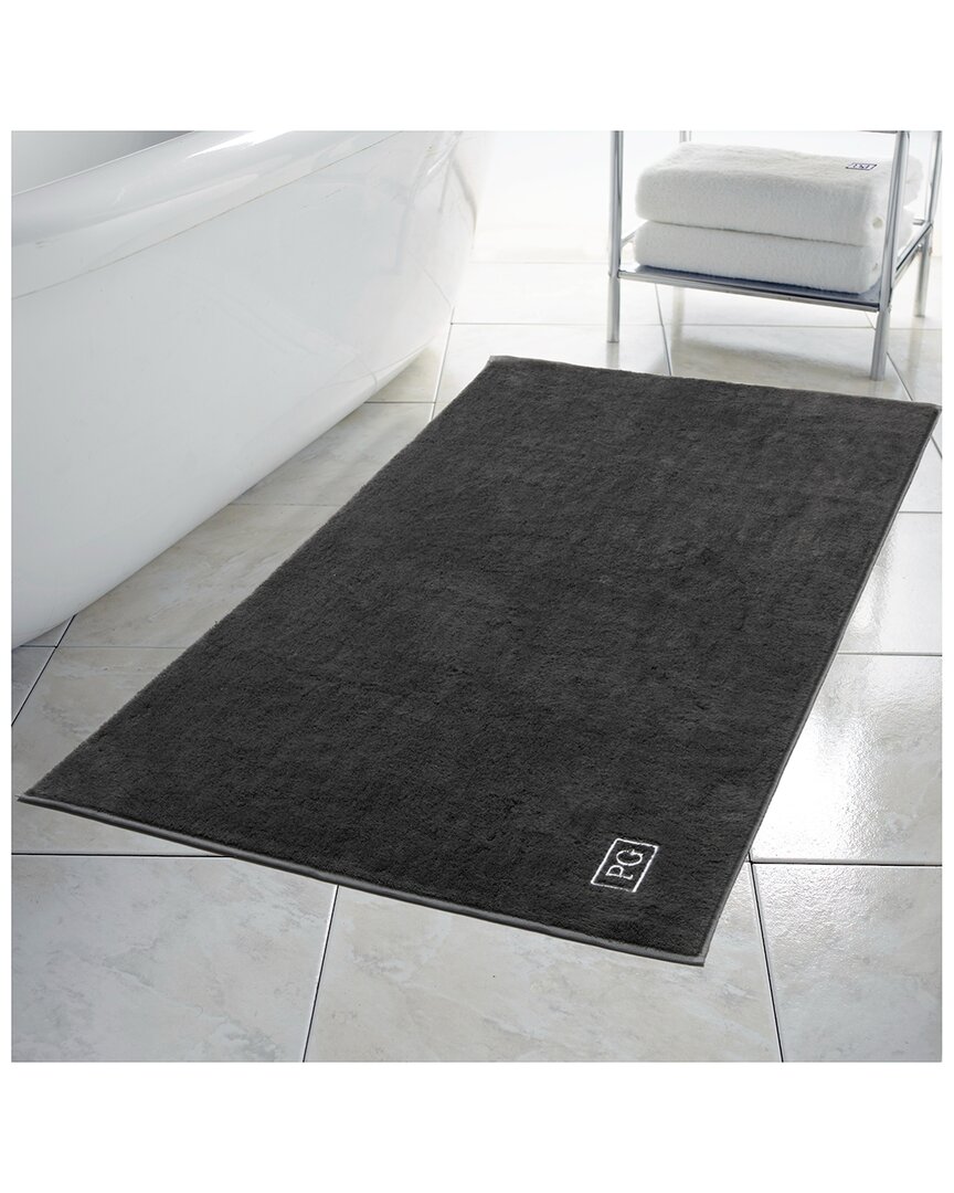 Pillow Guy Bamboo Bath Mat In Charcoal