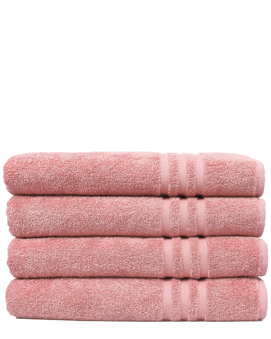 LINUM HOME TEXTILES LINUM HOME TEXTILES SET OF 4 DENZI BATH TOWELS