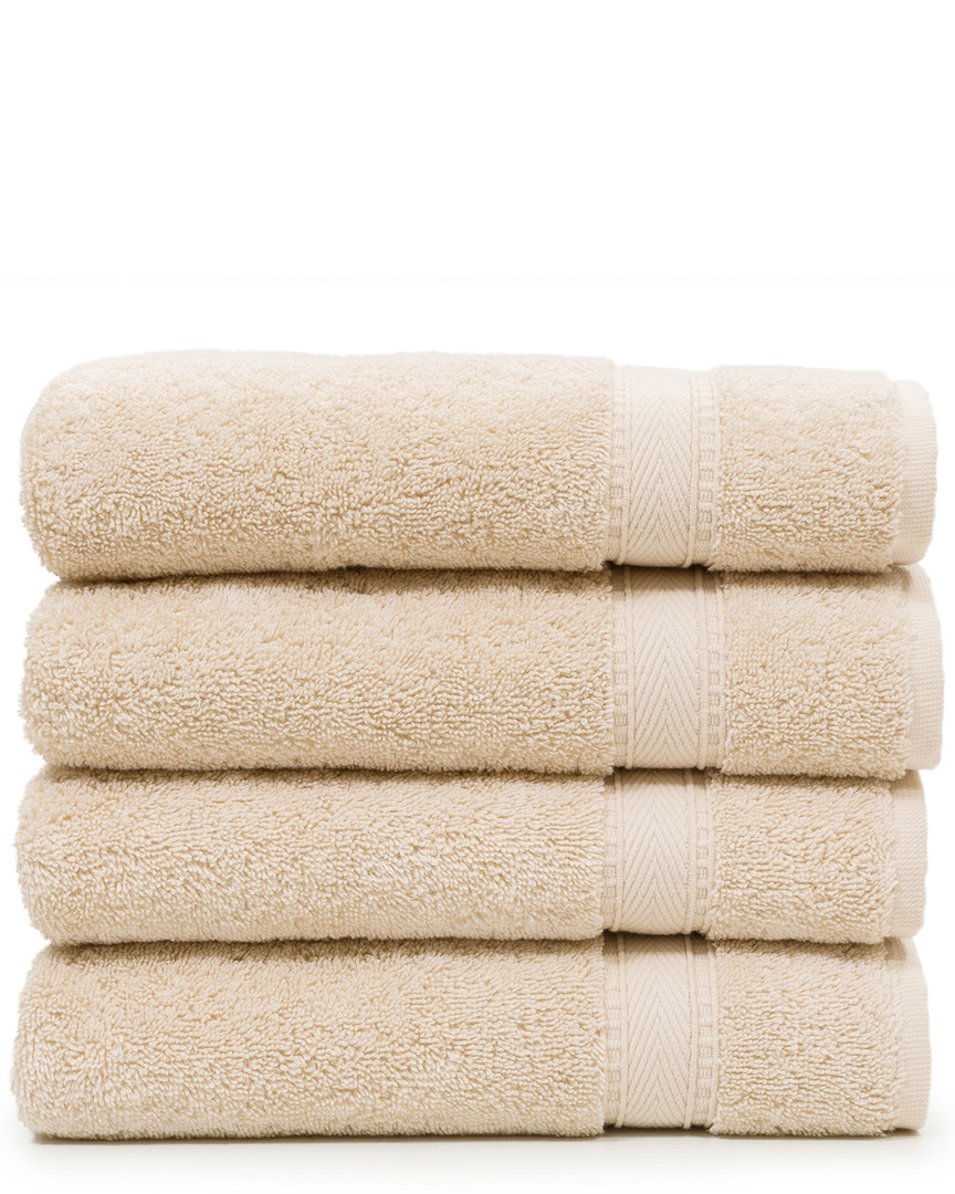 Linum Home Textiles Set Of 4 Sinemis Terry Hand Towels