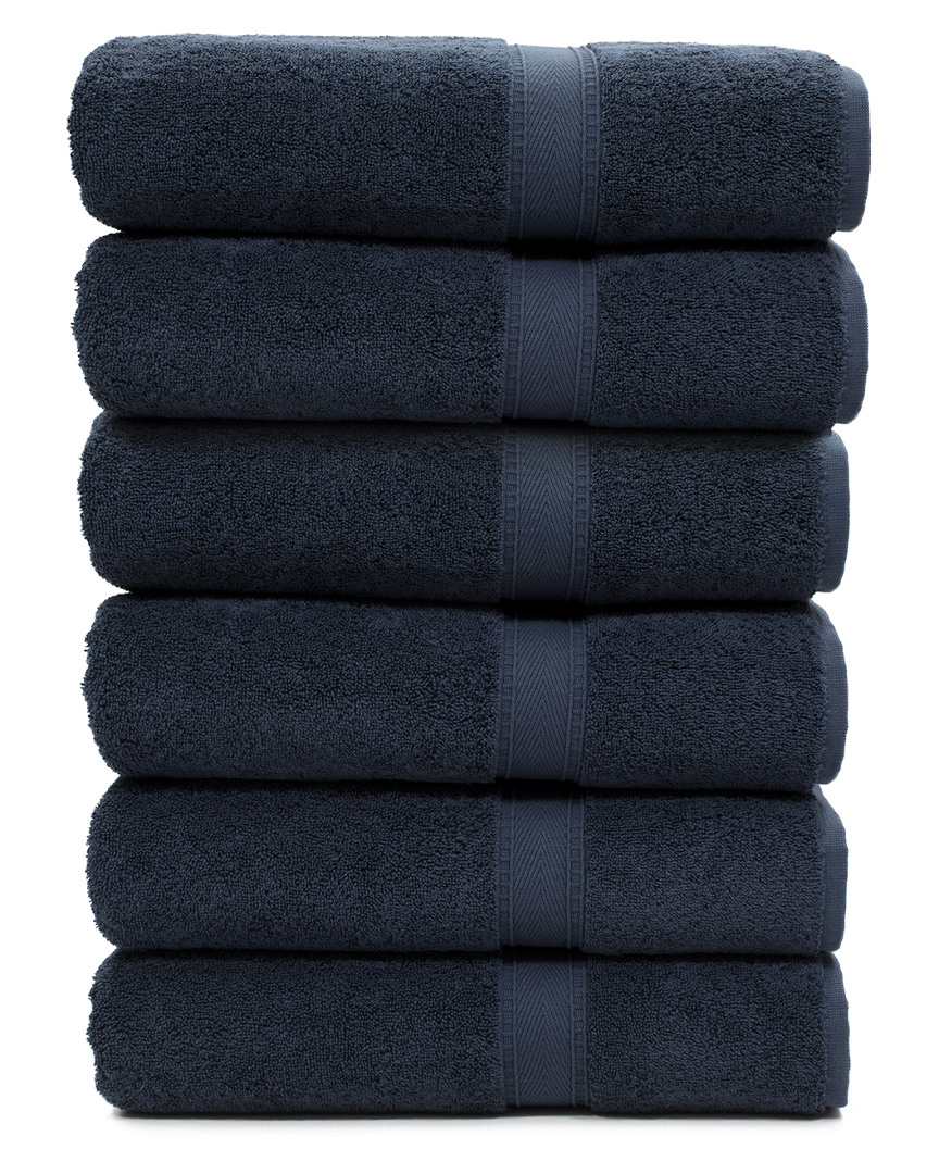 Linum Home Textiles Set Of 6 Sinemis Terry Bath Towels