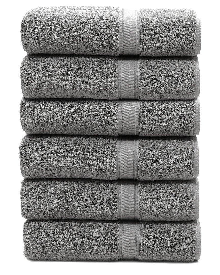 Linum Home Textiles Set Of 6 Sinemis Terry Bath Towels
