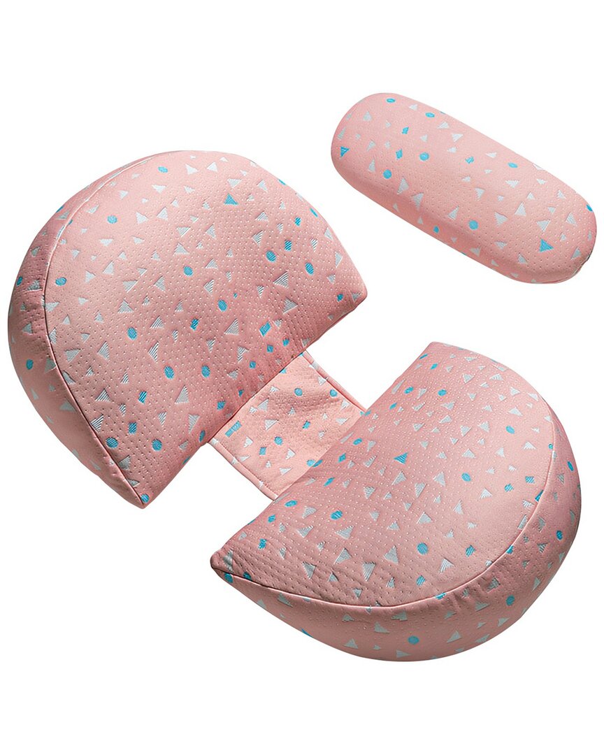 Shop Fresh Fab Finds Adjustable Support Pregnancy Pillow With Detachable Pillow Cover In Pink