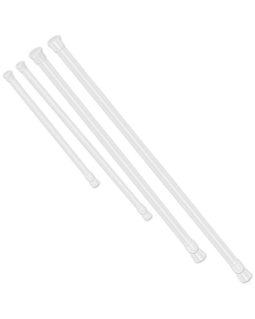 Shop Fresh Fab Finds Adjustable Tension Curtain Rod In White