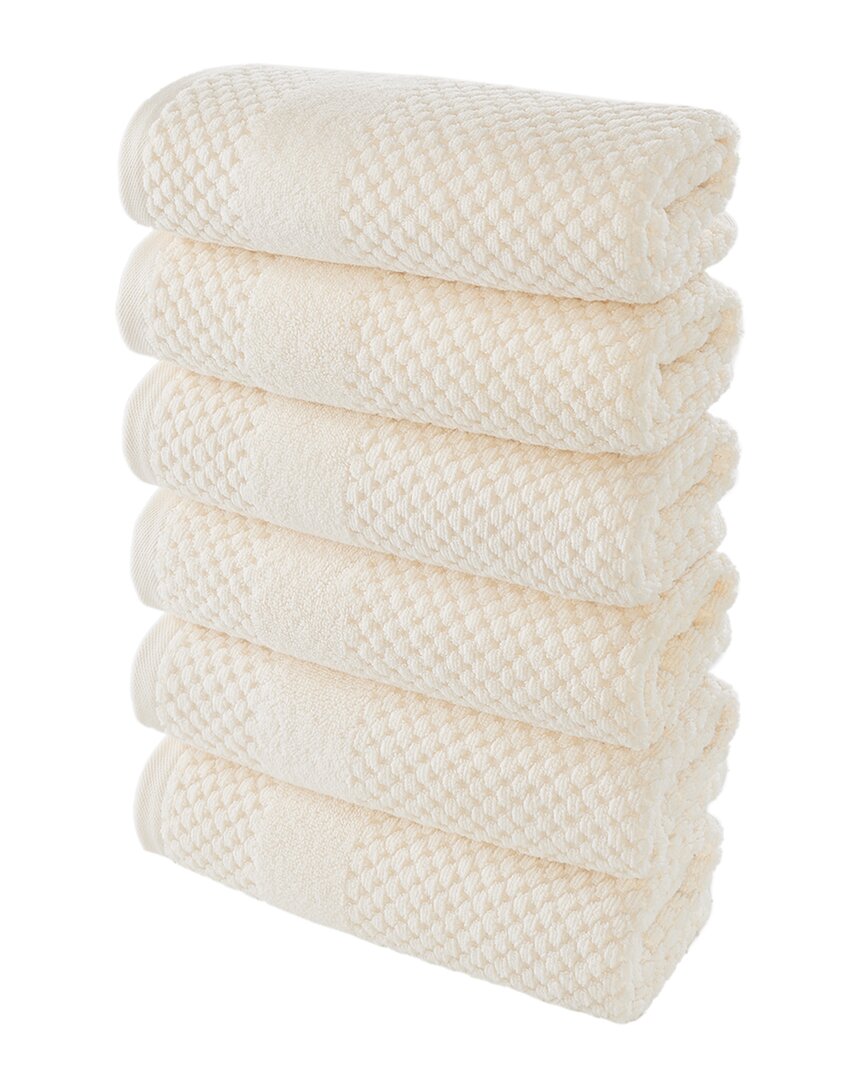 Alexis Antimicrobial Honeycomb Hand Towel Pack Of 6