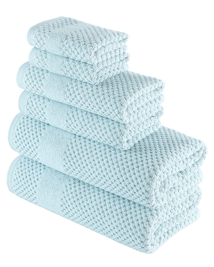 Alexis Antimicrobial Honeycomb 6pc Towel Set