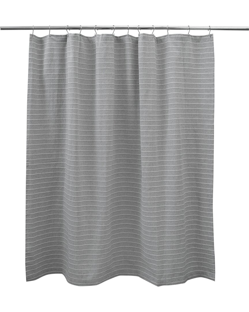 Moda At Home Diamond Shower Curtain In Gray