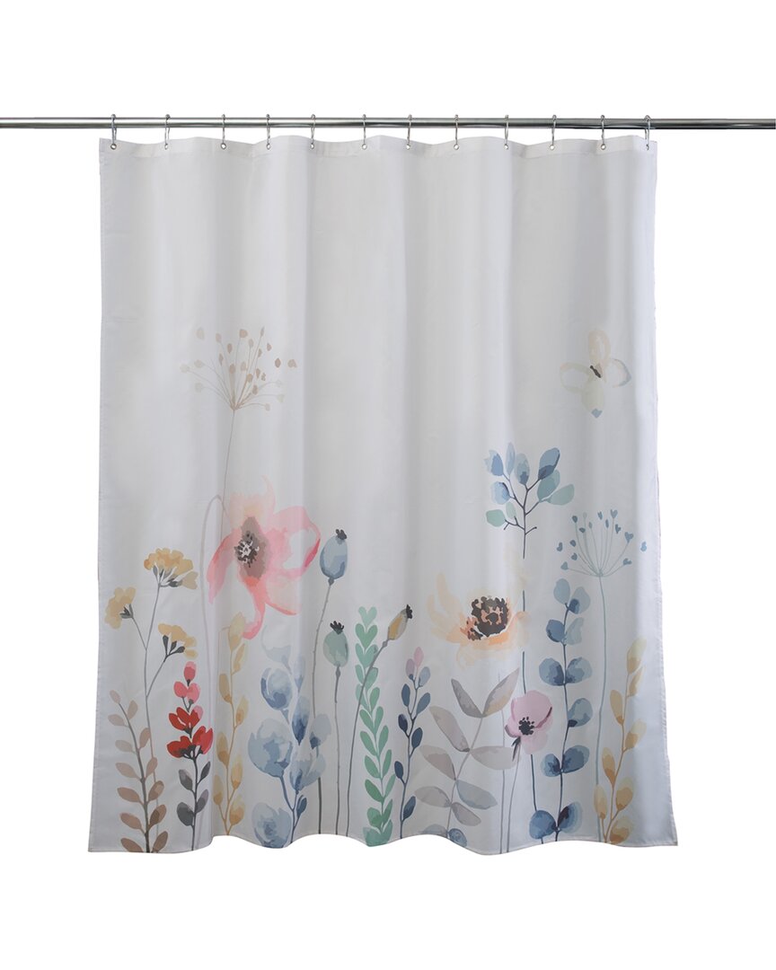 Moda At Home Jardin Shower Curtain In Multi