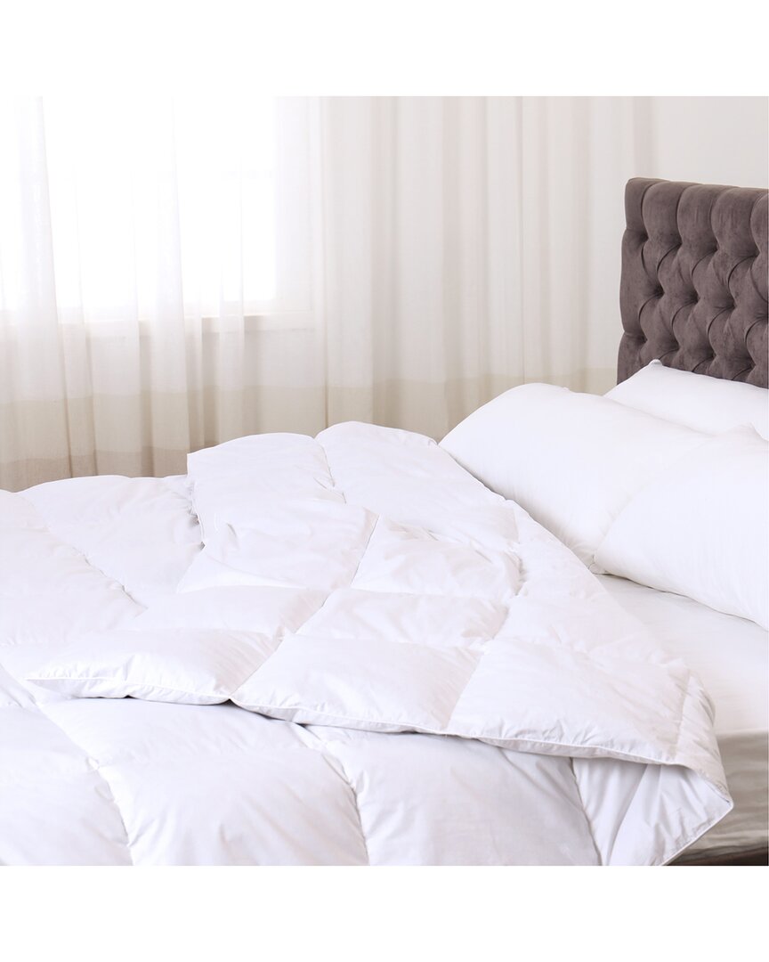 Melange Home Mélange Home Down Alternative Cloud Comforter Extra Fill With 300tc Cotton Percale Shell In White