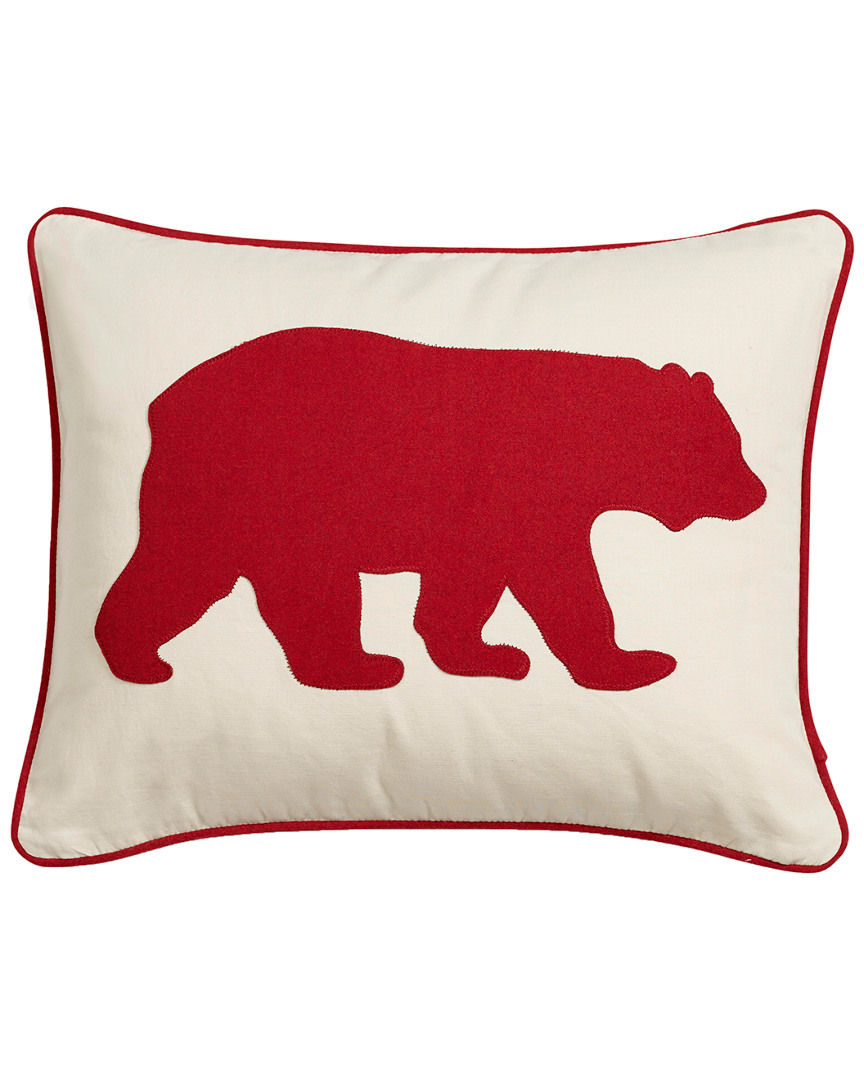 Eddie Bauer Red Bear Decorative Pillow