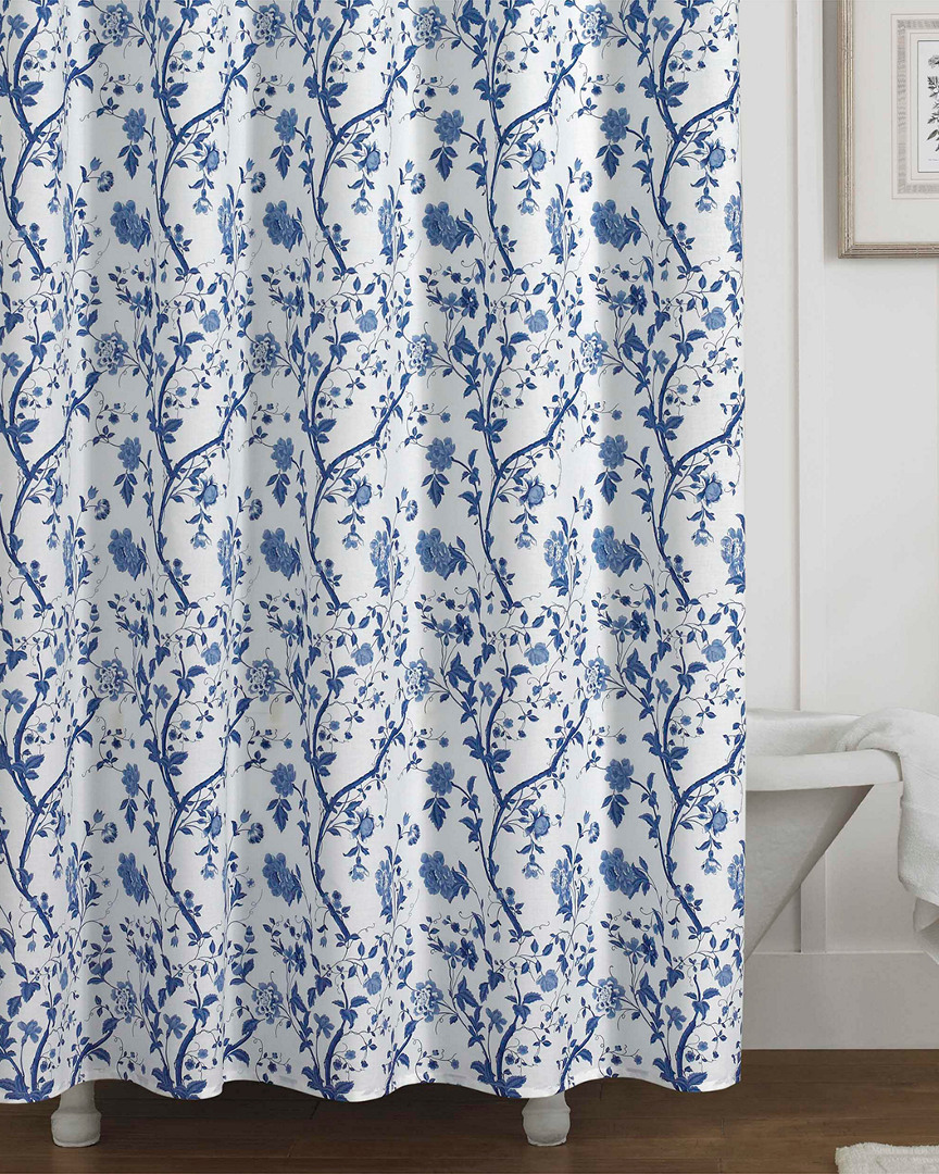 Laura Ashley Charlotte Cotton Shower Curtain
