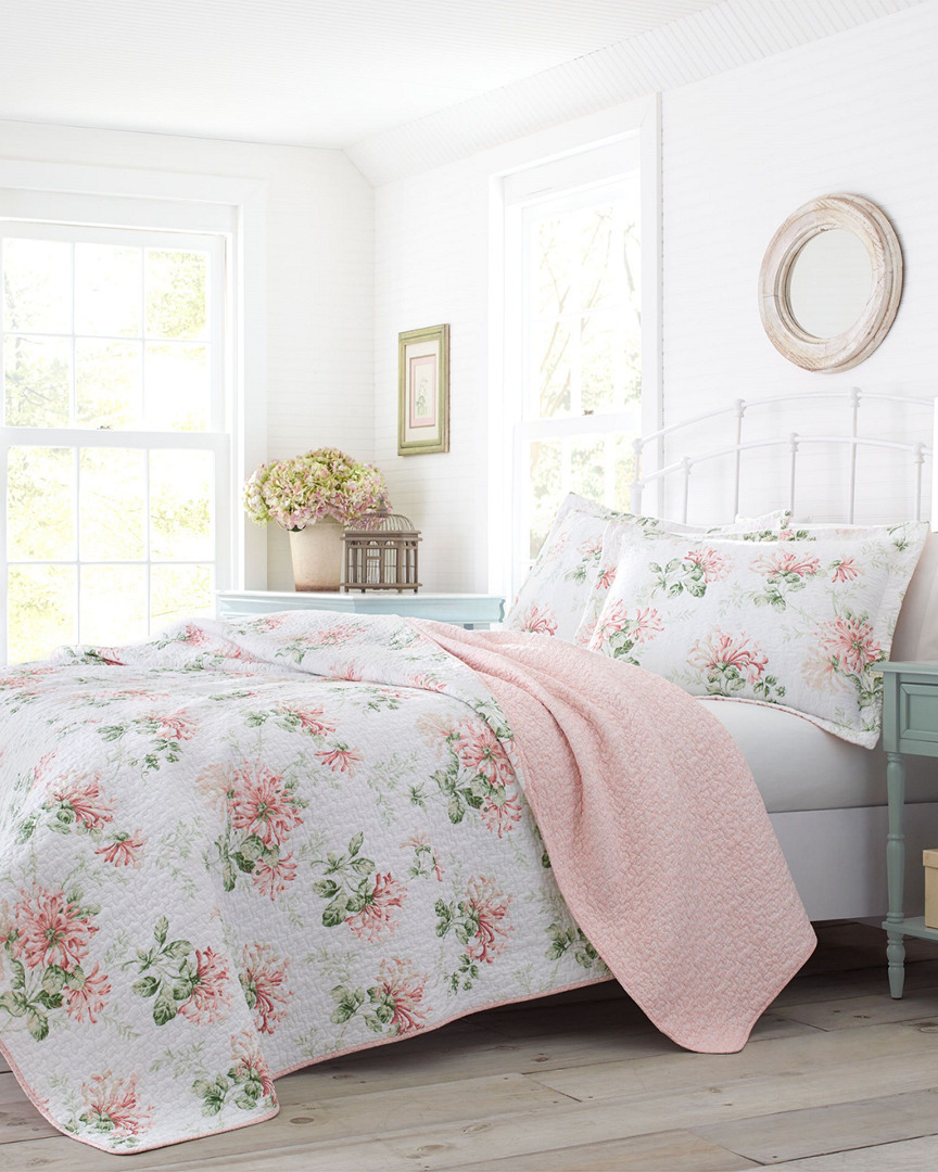 Shop Laura Ashley Honeysuckle Quilt Set