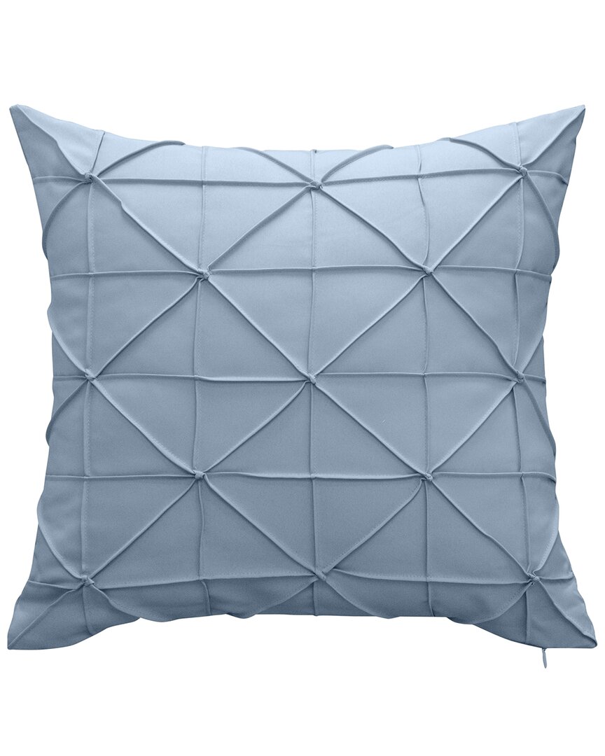 Edie Home Indoor/outdoor Fishnet Pleat Decorative Pillow