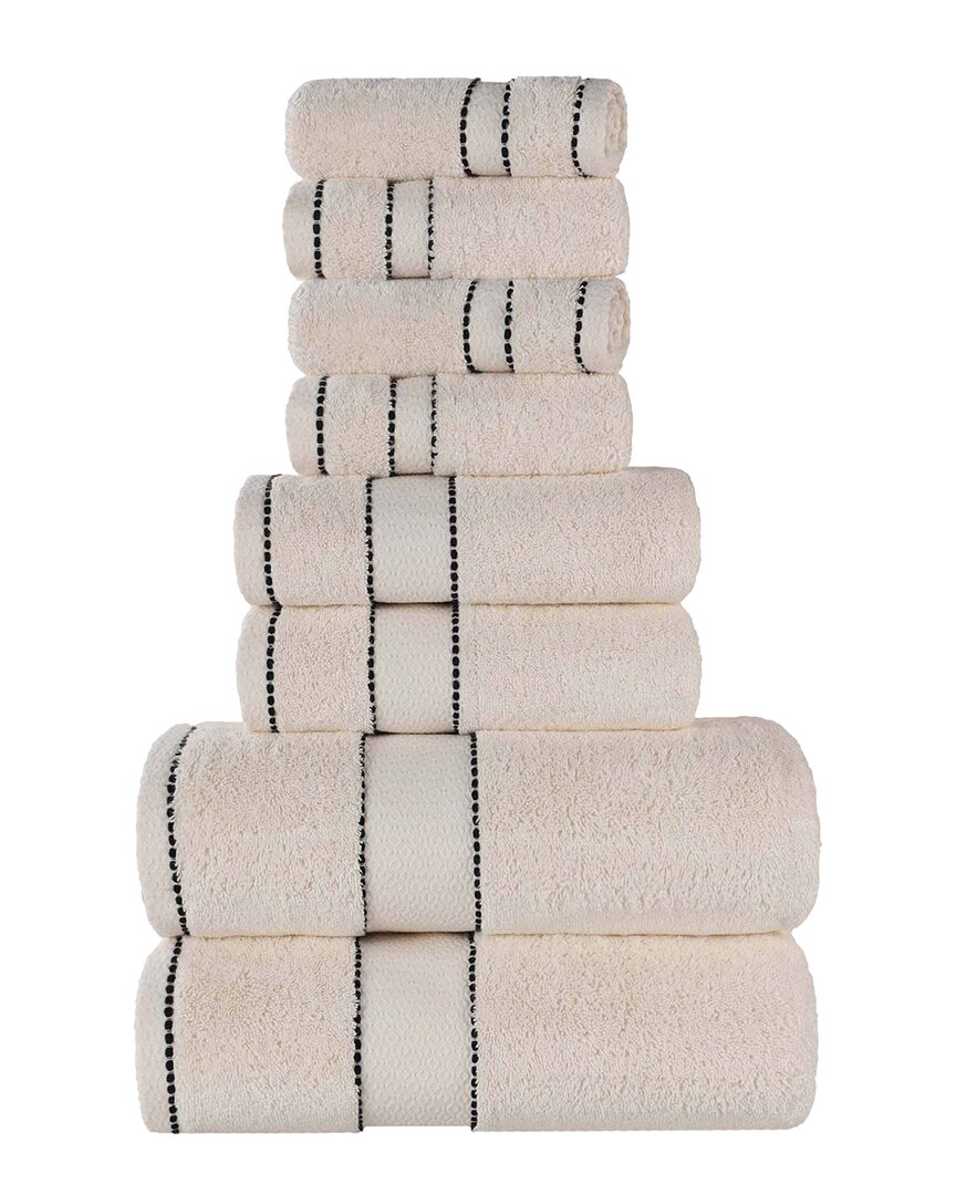 Superior Niles Giza Cotton Dobby Ultra-plush Thick Soft Absorbent 6pc Towel Set