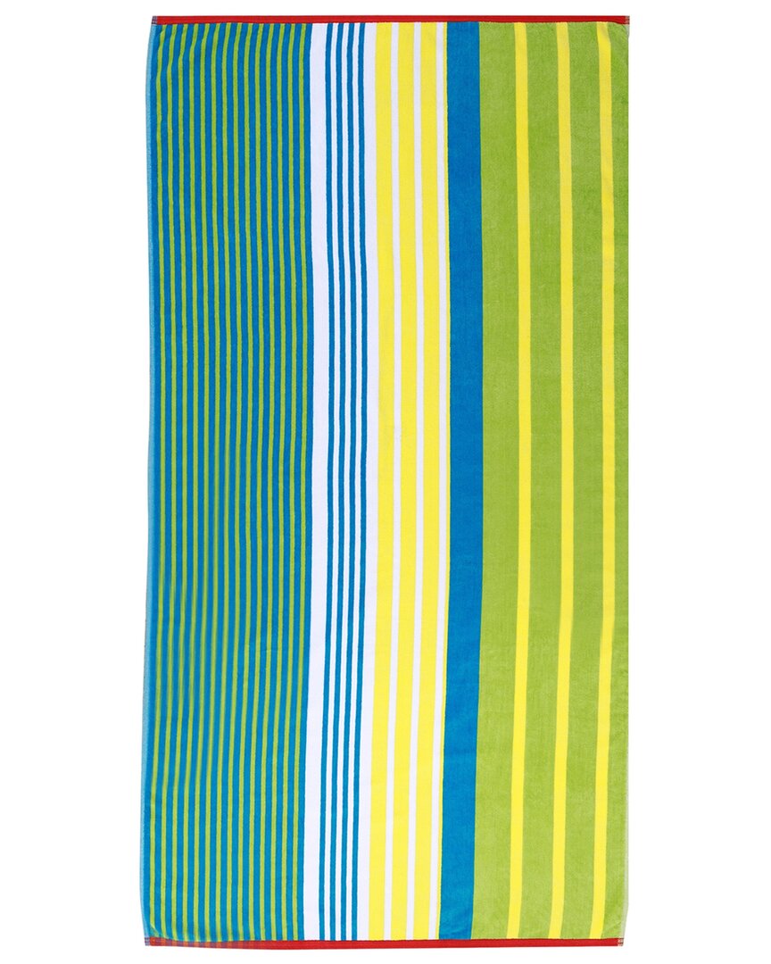 Shop Superior Mira Striped Cotton Large Oversized Beach Towel