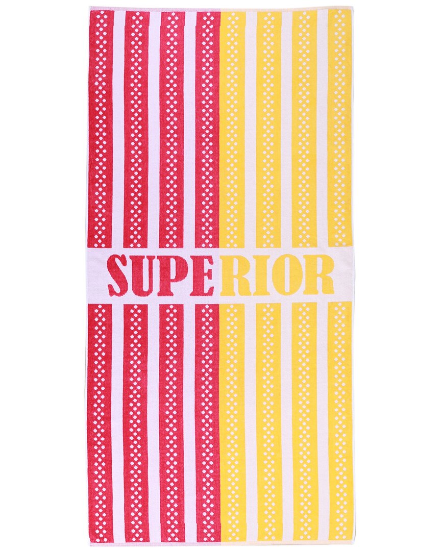 Superior Striped Cotton Large Oversized Beach Towel