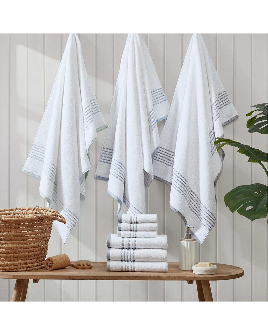 Tommy Bahama Cliff Side Terry 3pc Towel Set In White