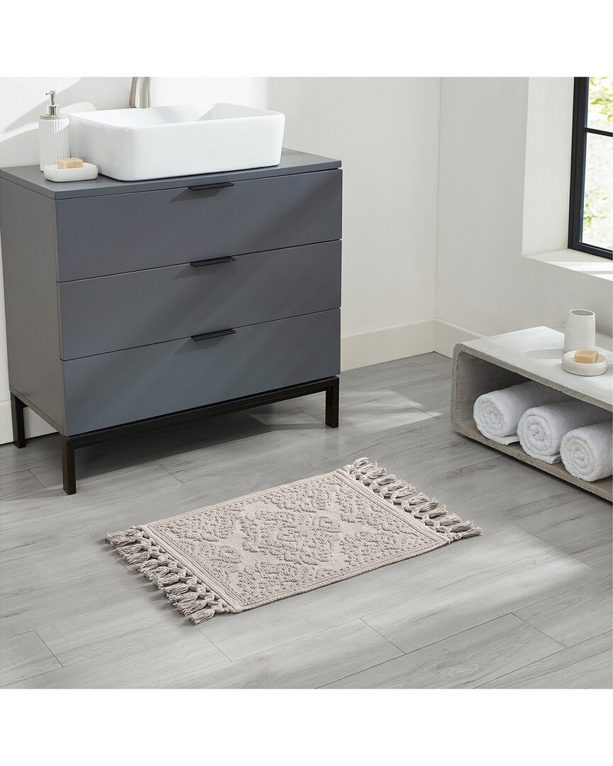 Jean Pierre New York Ricardo Cotton Fringe Bath Rug Set